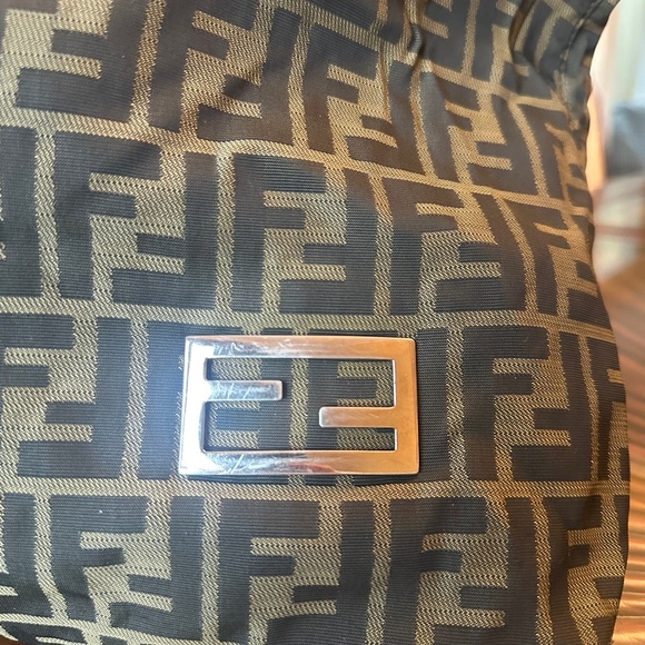 Fendi Black and Brown Monogram Tote - Picture 2 of 8